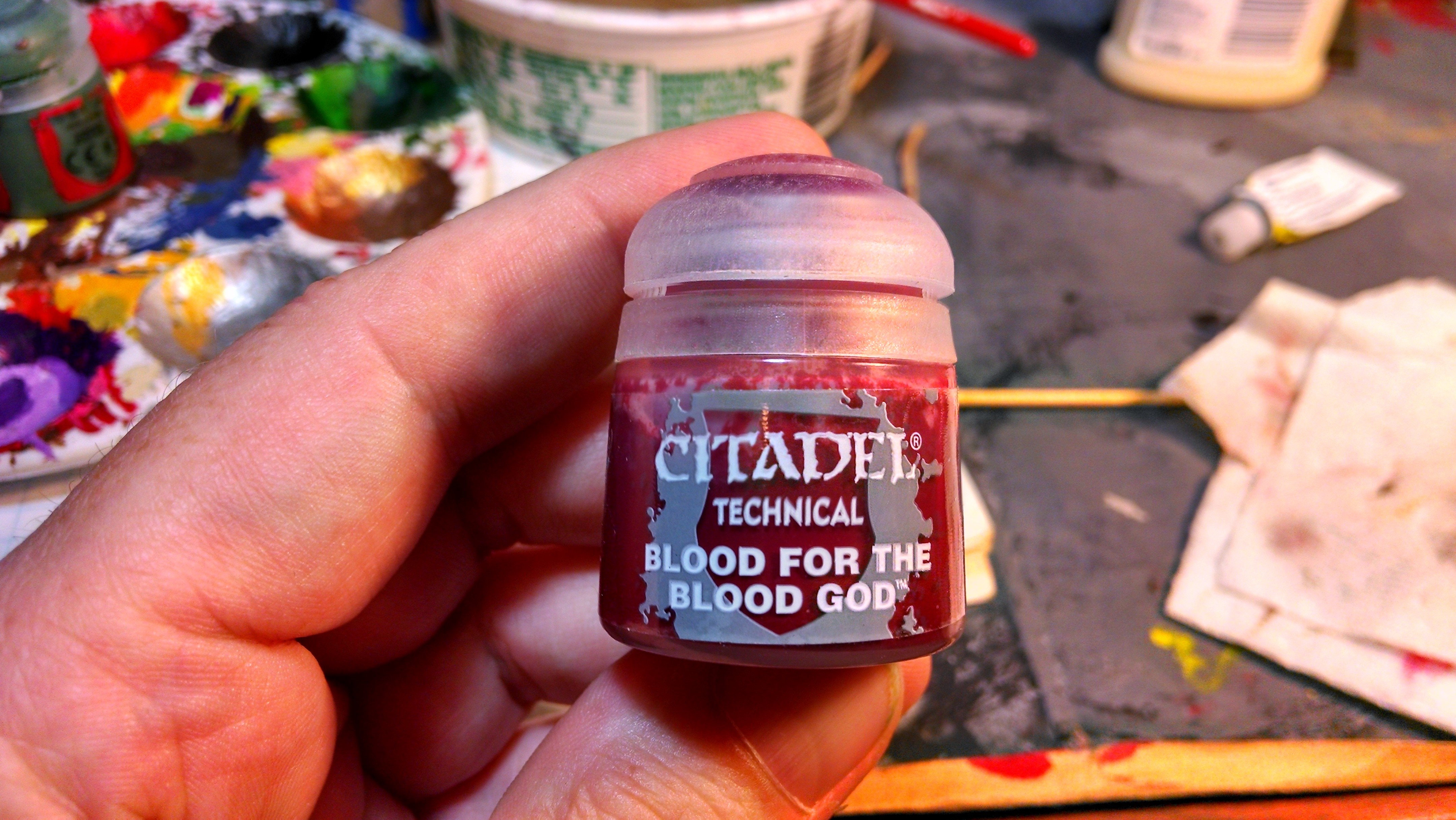 Product Review; Citadel Technical “Blood For The Blood God” Paint